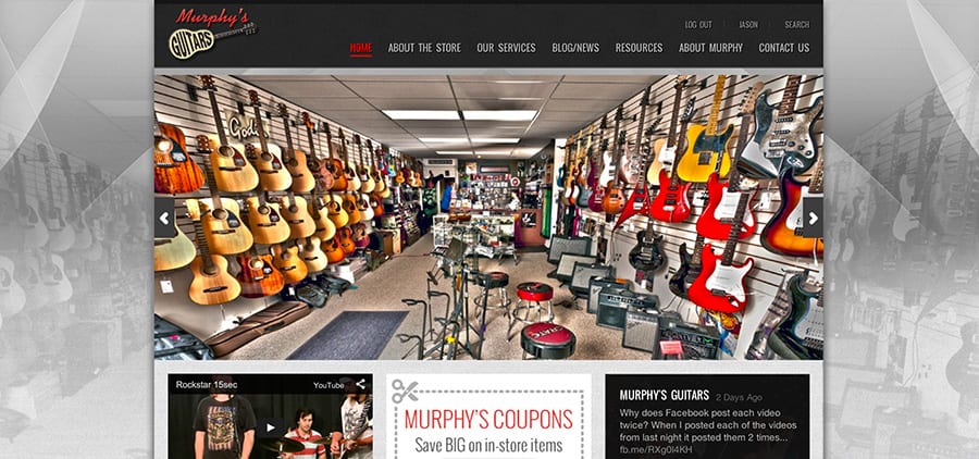 Murphy's Guitars New Website